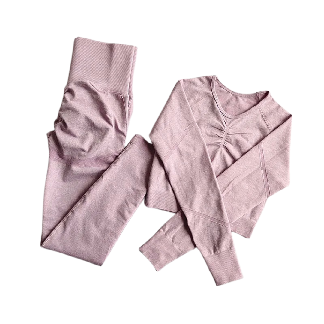 Nahtloses Yoga-Set für Frauen